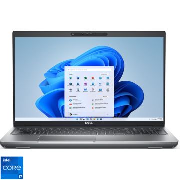 Laptop DELL 15.6'' Latitude 5531 (seria 5000), FHD, Procesor Intel® Core™ i7-12800H (24M Cache, up to 4.80 GHz), 16GB DDR5, 512GB SSD, Intel Iris Xe, Win 11 Pro, 3Yr BOS