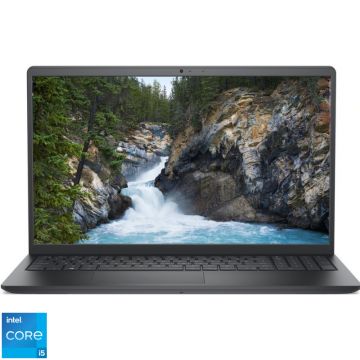Laptop DELL 15.6'' Vostro 3510 (seria 3000), FHD, Procesor Intel® Core™ i5-1135G7 (8M Cache, up to 4.20 GHz), 16GB DDR4, 512GB SSD, Intel Iris Xe, Linux, Carbon Black, 3Yr ProSupport