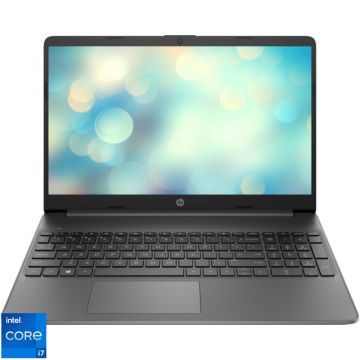 Laptop HP 15.6'' 15-dw3004nq, FHD IPS, Procesor Intel® Core™ i7-1165G7 (12M Cache, up to 4.70 GHz, with IPU), 8GB DDR4, 512GB SSD, GeForce MX450 2GB, Free DOS, Chalkboard Gray
