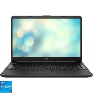 Laptop HP 15.6'' 15-dw3034nq, FHD, Procesor Intel® Core™ i5-1135G7 (8M Cache, up to 4.20 GHz), 8GB DDR4, 512GB SSD, Intel Iris Xe, Free DOS, Black