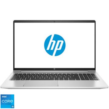 Laptop HP 15.6'' ProBook 450 G9, FHD IPS, Procesor Intel® Core™ i5-1235U (12M Cache, up to 4.40 GHz, with IPU), 16GB DDR4, 512GB SSD, Intel Iris Xe, Free DOS, Silver