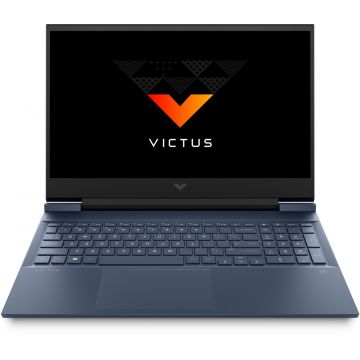 Laptop HP Gaming 15.6'' Victus 15-fb0009nq, FHD IPS, Procesor AMD Ryzen™ 5 5600H (16M Cache, up to 4.2 GHz), 16GB DDR4, 512GB SSD, GeForce RTX 3050 Ti 4GB, Free DOS, Performance Blue