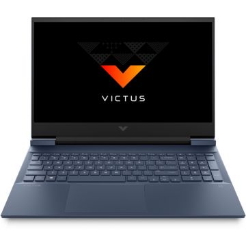 Laptop HP Gaming 15.6'' Victus 15-fb0015nq, FHD IPS, Procesor AMD Ryzen™ 5 5600H (16M Cache, up to 4.2 GHz), 8GB DDR4, 512GB SSD, GeForce RTX 3050 Ti 4GB, Free DOS, Performance Blue
