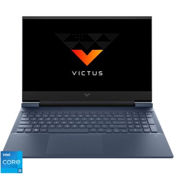 Laptop HP Gaming 16.1'' Victus 16-d1005nq, FHD IPS 144Hz, Procesor Intel® Core™ i5-12500H (18M Cache, up to 4.50 GHz), 16GB DDR5, 1TB SSD, GeForce RTX 3060 6GB, Free DOS, Performance Blue