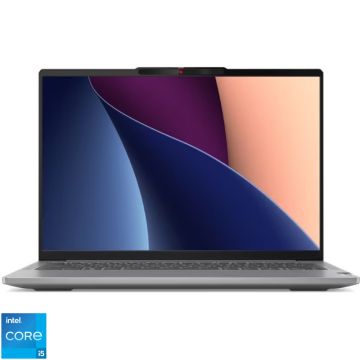 Laptop Lenovo 14'' IdeaPad 5 Pro 14IRH8, 2.8K IPS 120Hz, Procesor Intel® Core™ i5-13500H (18M Cache, up to 4.70 GHz), 32GB DDR5, 1TB SSD, GeForce RTX 3050 6GB, No OS, Arctic Grey
