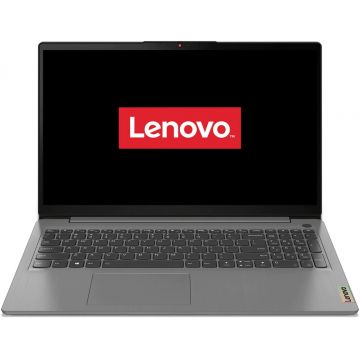 Laptop Lenovo 15.6'' IdeaPad 3 15ALC6, FHD, Procesor AMD Ryzen™ 7 5700U (8M Cache, up to 4.3 GHz), 16GB DDR4, 512GB SSD, Radeon, No OS, Arctic Grey