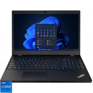 Laptop Lenovo 15.6'' ThinkPad P15v Gen 3, FHD IPS, Procesor Intel® Core™ i7-12700H (24M Cache, up to 4.70 GHz), 16GB DDR5, 512GB SSD, T600 4GB, Win 11 DG Win 10 Pro, Black