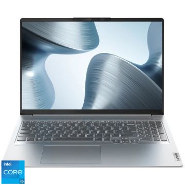 Laptop Lenovo 16'' IdeaPad 5 Pro 16IAH7, 2.5K IPS 120Hz, Procesor  Intel® Core™ i5-12500H (18M Cache, up to 4.50 GHz), 16GB DDR5, 512GB SSD, Intel Iris Xe, No OS, Cloud Grey