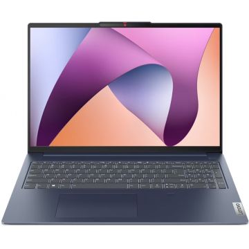 Laptop Lenovo 16'' IdeaPad Slim 5 16ABR8, WUXGA IPS, Procesor AMD Ryzen™ 5 7530U (16M Cache, up to 4.5 GHz), 16GB DDR4, 512GB SSD, Radeon, No OS, Abyss Blue