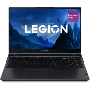 Laptop Lenovo Gaming 15.6'' Legion 5 15ACH6H, FHD IPS 165Hz G-Sync, Procesor AMD Ryzen™ 5 5600H (16M Cache, up to 4.2 GHz), 16GB DDR4, 512GB SSD, GeForce RTX 3070 8GB, No OS, Phantom Blue, 4-Zone RGB, 3Yr Onsite Premium Care