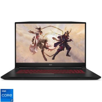 Laptop MSI Gaming 17.3'' Katana GF76 12UG, FHD 144Hz, Procesor Intel® Core™ i7-12700H (24M Cache, up to 4.70 GHz), 16GB DDR4, 1TB SSD, GeForce RTX 3070 8GB, No OS, Black