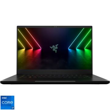 Laptop Razer Gaming 15.6'' Blade 15, QHD 240Hz G-Sync, Procesor Intel® Core™ i7-12800H (24M Cache, up to 4.80 GHz), 16GB DDR5, 1TB SSD, GeForce RTX 3060 6GB, Win 11 Home, Black
