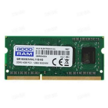 Memorie laptop 4GB (1x4GB) DDR3 1600MHz CL11 1.35V (512x8)