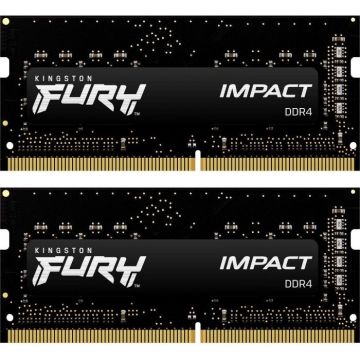 Memorie laptop Fury Impact 16GB (2x8GB) DDR4 2666MHz CL15