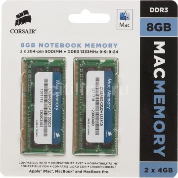 Memorie laptop Mac 8GB DDR3 1333MHz CL9 Dual Channel Kit