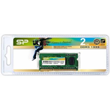 Memorie Ram Laptop DDR3-1333 CL9 SODIMM 2GBx1 (256Mx8 SR) SP002GBSTU133V02
