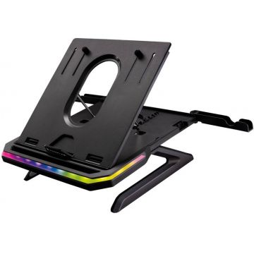 Stand/Cooler notebook SurFire Portus X1 Foldable, 17.3 inch, RGB