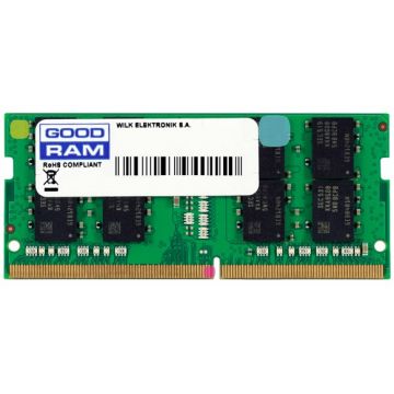 Memorie notebook GOODRAM 8GB, DDR4, 2666MHz, CL19, 1.2v Memorie notebook GOODRAM 8GB, DDR4, 2666MHz, CL19, 1.2v