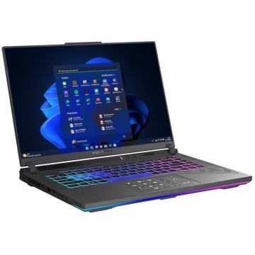 Laptop Gaming ROG Strix 16 G614JV-N4156W i7-13650HX 16 inci WQXGA 240Hz 16GB DDR5 512GB M.2 RTX4060 Windows 11 Home Gri
