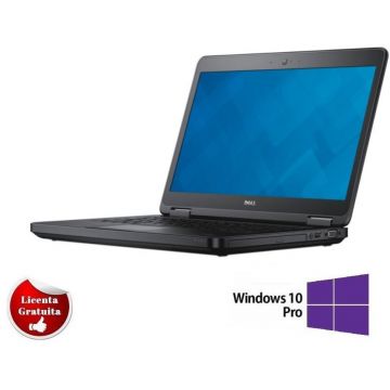 Laptop Refurbished cu Windows Latitude E5440 Intel Core i5-4300U 1.90GHz up to 2.90GHz 8GB DDR3 500GB HDD 14inch HD 1366x768 Webcam Windows 10 Professional Preinstalat