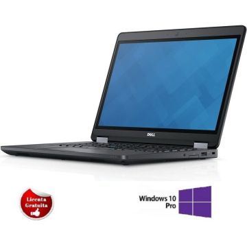 Laptop Refurbished cu Windows Latitude E5470 Intel Core i7-6820HQ 2.7GHz up to 3.6GHz 16GB DDR4	256GB SSD 14inch FHD Webcam Windows 10 Professional Preinstalat