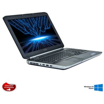 Laptop Refurbished cu Windows Latitude E5520 Intel Core I5-2520M 2.50GHz up 3.20GHz 4GB DDR3 500GB HDD 15.6Inchi 1366x766 Webcam Windows 10 Home Preinstalat
