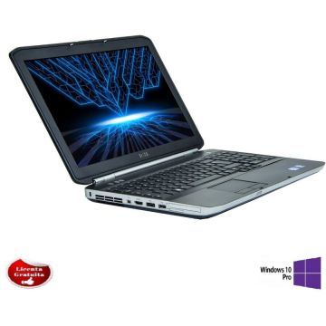 Laptop Refurbished cu Windows Latitude E5520 Intel Core I5-2520M 2.50GHz up 3.20GHz 4GB DDR3 500GB HDD 15.6Inchi 1366x766 Webcam Windows 10 Professional Preinstalat