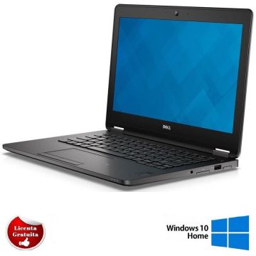 Laptop Refurbished cu Windows Latitude E7270 i5-6300U 2.40GHz up to 3.00GHz 8GB DDR4 256GB m.2 SSD 12.5 inch FHD Webcam Windows 10 Home Preinstalat