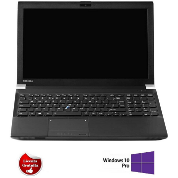 Laptop Refurbished cu Windows Satellite B554/M Intel Core™ i5-4210M CPU 2.60GHz up to 3.20GHz 4GB DDR3 120GB SSD DVD 15.6Inch HD 1366x768 Soft Preinstalat Windows 10 PRO