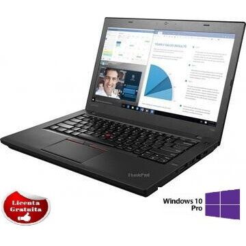 Laptop Refurbished cu Windows ThinkPad T460 Intel Core i5 -6200U 2.30GHz up to 2.80GHz 8GB DDR3 500GB HDD Sata 14inch 1366x768 Webcam Windows 10 Professional Preinstalat