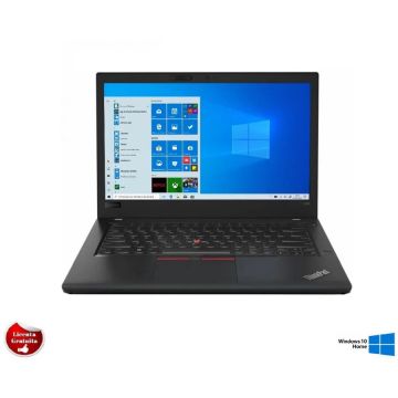 Laptop Refurbished cu Windows THINKPAD T480 CORE I5-8250U 1.60 GHZ up to 3.40 GHz 8GB DDR4 256GB SSD 14.0 FHD Webcam Windows 10 Home Preinstalat