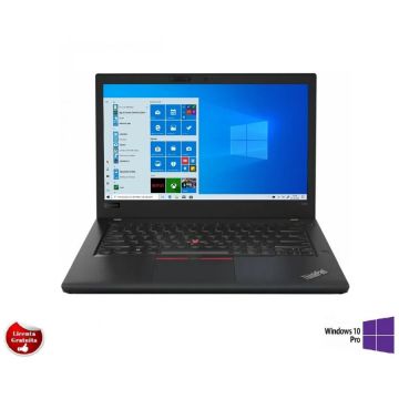 Laptop Refurbished cu Windows THINKPAD T480 CORE I5-8250U 1.60 GHZ up to 3.40 GHz 8GB DDR4 256GB SSD 14.0 FHD Webcam Windows 10 Professional Preinstalat