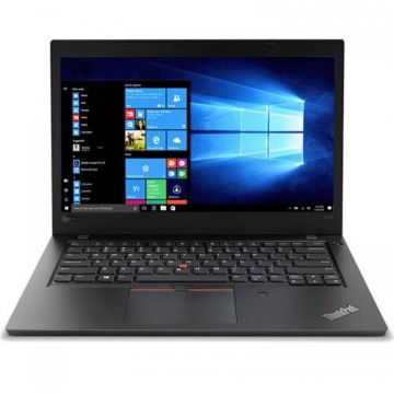Laptop Refurbished ThinkPad L480 Intel Core i5-8250U 1.60 GHz up to 3.40 GHz 8GB DDR4 256GB NVME SSD 14 inch 1920x1080 Webcam