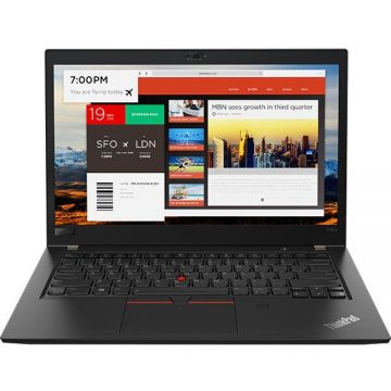 Laptop Refurbished THINKPAD T480S Intel Core i7-8550U 1.80 GHz up to 4.00 GHz 16GB DDR4 512GB SSD NVME 14 inch FHD Webcam