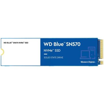 SSD WD Blue SN570 500GB M.2 2280 PCIe Gen3 x4 NVMe TLC  Read/Write: 3500/2300 MBps  IOPS 360K/390K  TBW: 300