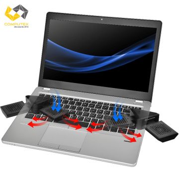 Stand/Cooler notebook Thermaltake Satellite, All in One, Cooler n Speaker