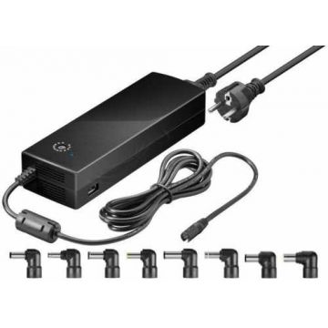 Alimentator universal notebook, TV LCD, LED 150 W, 12-24V 8 mufe Goobay