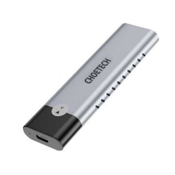 Carcasa SSD M.2 NVMe PCIe USB-C Choetech PC-HDE03