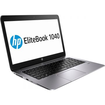 HP EliteBook Folio 1040 G1 14 HD+  Core i7-4600U pana la 3.30GHz  8GB DDR3  256GB SSD M.2 SATA  Webcam  Windows 10 Home MAR  laptop refurbished
