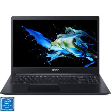 Laptop Acer 15.6'' Extensa 15 EX215-31, FHD, Procesor Intel® Celeron® N4020 (4M Cache, up to 2.80 GHz), 4GB DDR4, 256GB SSD, GMA UHD 600, No OS, Black