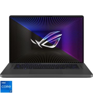 Laptop ASUS Zephyrus G16 GU603ZU, FHD+ 165Hz, Procesor Intel® Core™ i7-12700H (24M Cache, up to 4.70 GHz), 16GB DDR4, 512GB SSD, GeForce RTX 4050 6GB, Win 11 Home, Eclipse Gray