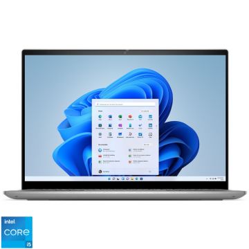 Laptop DELL 14'' Inspiron 5420, FHD+, Procesor Intel® Core™ i5-1235U (12M Cache, up to 4.40 GHz, with IPU), 16GB DDR4, 512GB SSD, Intel Iris Xe, Win 11 Pro, Platinum Silver, 3Yr CIS