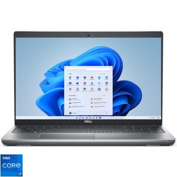 Laptop DELL 15.6'' Precision 3571, FHD, Procesor Intel® Core™ i7-12700H (24M Cache, up to 4.70 GHz), 32GB DDR5, 512GB SSD, RTX A1000 4GB, Win 11 Pro, Gray, 3Yr
