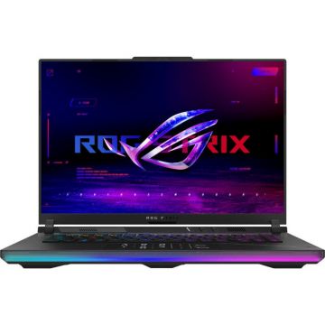 Laptop Gaming 16inch ROG Strix SCAR 16 G634JY QHD+ 240Hz Mini LED G-Sync Procesor Intel Core i9-13980HX 32GB DDR5 1TB SSD GeForce RTX 4090 16GB No OS Off Black