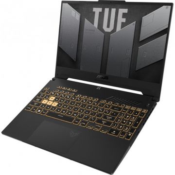 Laptop Gaming 17.3inch TUF F17 FX707VU4 FHD 144Hz Procesor Intel Core i7-13700H 16GB DDR4 512GB SSD GeForce RTX 4050 6GB No OS Mecha Gray