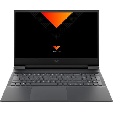 Laptop HP Gaming 16.1'' Victus 16-e1005nq, FHD IPS 144Hz, Procesor AMD Ryzen™ 7 6800H (16M Cache, up to 4.7 GHz), 16GB DDR5, 512GB SSD, GeForce RTX 3050 Ti 4GB, Free DOS, Mica Silver