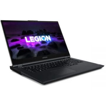 Laptop Legion 5-17ACH 17.3 inch FHD 144Hz AMD Ryzen 7 5800H 16GB DDR4 512GB SSD nVidia GeForce RTX 3050 4GB Windows 11 Home Black