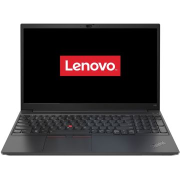 Laptop Lenovo 15.6'' ThinkPad E15 Gen 3, FHD IPS, Procesor AMD Ryzen™ 7 5700U (8M Cache, up to 4.3 GHz), 16GB DDR4, 512GB SSD, Radeon, No OS, Black