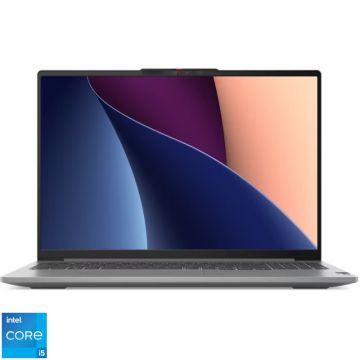 Laptop Lenovo 16'' IdeaPad Pro 5 16IRH8, 2.5K IPS 120Hz, Procesor Intel® Core™ i5-13500H (18M Cache, up to 4.70 GHz), 32GB DDR5, 1TB SSD, GeForce RTX 3050 6GB, No OS, Arctic Grey