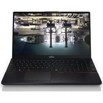 Laptop Lifebook E5512 15.6 inch FHD Intel Core i5-1235U 8GB DDR4 256GB SSD LTE DE layout Windows 11 Pro Black
